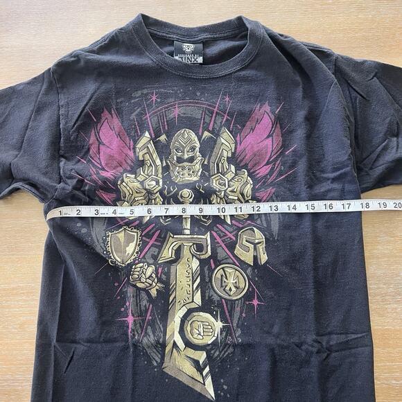 World of Warcraft Shirt Adult Medium Black Jinx Paladin Graphic Vintage Y2K - Picture 7 of 7